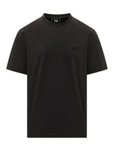 Y-3 - T-shirt con Logo sul Petto - Nero - LIDIASHOPPING® - Official Website