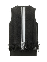 Y-3 - Vest with Fringed Panel - Black - LIDIASHOPPING® - Official Website