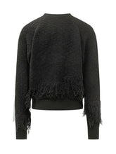 Y-3 - Maglia Girocollo con Frange - Nero - LIDIASHOPPING® - Official Website