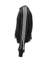 Y-3 - Maglia Girocollo con Frange - Nero - LIDIASHOPPING® - Official Website