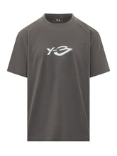 Y-3 - T-shirt con Stampa Logo - Grigio - LIDIASHOPPING® - Official Website