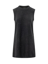 FABIANA FILIPPI - Abito Smanicato con Paillettes - Blu - LIDIASHOPPING® - Official Website