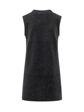 FABIANA FILIPPI - Abito Smanicato con Paillettes - Blu - LIDIASHOPPING® - Official Website