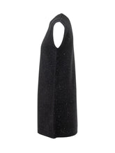FABIANA FILIPPI - Abito Smanicato con Paillettes - Blu - LIDIASHOPPING® - Official Website