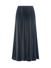 FABIANA FILIPPI - Gonna Lunga Plissettata - Blu - LIDIASHOPPING® - Official Website