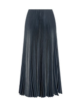 FABIANA FILIPPI - Gonna Lunga Plissettata - Blu - LIDIASHOPPING® - Official Website