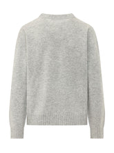 FABIANA FILIPPI - Maglia Girocollo con Bordi a Coste - Grigio - LIDIASHOPPING® - Official Website