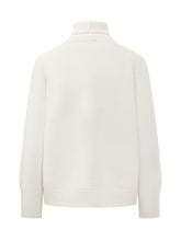 FABIANA FILIPPI - Maglia Dolcevita con Dettaglio Applicato - Bianco - LIDIASHOPPING® - Official Website