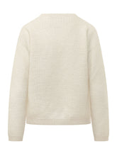 FABIANA FILIPPI - Maglia Girocollo con Lavorazione Materica - Bianco - LIDIASHOPPING® - Official Website