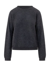 FABIANA FILIPPI - Textured Crewneck Sweater - Blue - LIDIASHOPPING® - Official Website