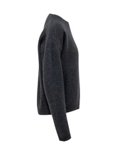FABIANA FILIPPI - Textured Crewneck Sweater - Blue - LIDIASHOPPING® - Official Website