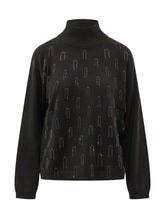 FABIANA FILIPPI - Maglia Lupetto con Ricami - Nero - LIDIASHOPPING® - Official Website