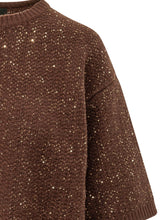 FABIANA FILIPPI - Maglia a Maniche Corte con Applicazioni - Marrone - LIDIASHOPPING® - Official Website