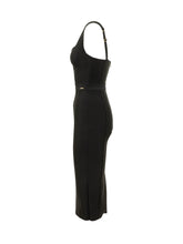 ELISABETTA FRANCHI - Bustier Midi Dress - Black - LIDIASHOPPING® - Official Website