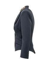ELISABETTA FRANCHI - Blazer Doppiopetto con Revers - Blu - LIDIASHOPPING® - Official Website