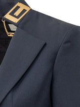 ELISABETTA FRANCHI - Blazer Doppiopetto con Revers - Blu - LIDIASHOPPING® - Official Website