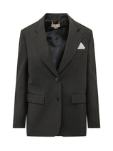 ELISABETTA FRANCHI - Blazer Monopetto con Revers - Nero - LIDIASHOPPING® - Official Website