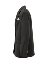 ELISABETTA FRANCHI - Blazer Monopetto con Revers - Nero - LIDIASHOPPING® - Official Website