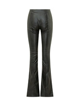 ELISABETTA FRANCHI - Flared Trousers with Front Seams - Black - LIDIASHOPPING® - Official Website