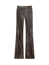ELISABETTA FRANCHI - Pantaloni Ampi a Vita Alta - Rosso - LIDIASHOPPING® - Official Website