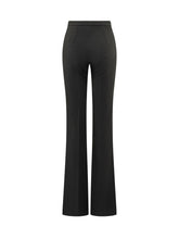 ELISABETTA FRANCHI - Pantaloni Flare con Dettaglio in Vita - Nero - LIDIASHOPPING® - Official Website