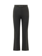 ELISABETTA FRANCHI - Pantaloni Flare con Tasche a Patta - Nero - LIDIASHOPPING® - Official Website