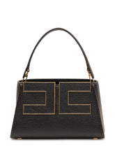 ELISABETTA FRANCHI - Borsa a Spalla Strutturata - Nero - LIDIASHOPPING® - Official Website