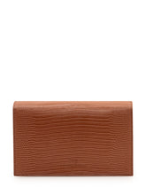 ELISABETTA FRANCHI - Pochette con Texture a Rilievo - Marrone - LIDIASHOPPING® - Official Website