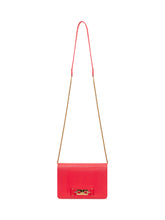 ELISABETTA FRANCHI - Clutch with Embossed Texture - Red - LIDIASHOPPING® - Official Website