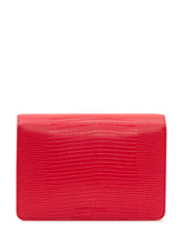 ELISABETTA FRANCHI - Clutch with Embossed Texture - Red - LIDIASHOPPING® - Official Website