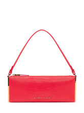 ELISABETTA FRANCHI - Borsa a Spalla Effetto Rettile - Rosso - LIDIASHOPPING® - Official Website