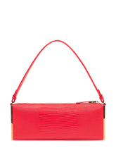 ELISABETTA FRANCHI - Borsa a Spalla Effetto Rettile - Rosso - LIDIASHOPPING® - Official Website