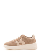 HOGAN - Rebel Sneaker con Suola Platform - Marrone - LIDIASHOPPING® - Official Website