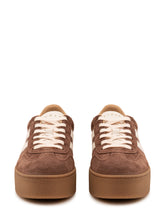 HOGAN - Traditional Sneaker with Side Logo - Brown - LIDIASHOPPING® - Official Website