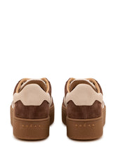 HOGAN - Traditional Sneaker with Side Logo - Brown - LIDIASHOPPING® - Official Website
