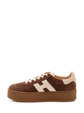 HOGAN - Traditional Sneaker with Side Logo - Brown - LIDIASHOPPING® - Official Website