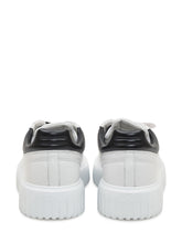 HOGAN - Sneakers Basse con Lacci a Contrasto - Bianco - LIDIASHOPPING® - Official Website