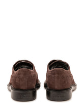 HOGAN - Brogue Derby with Perforations - Brown - LIDIASHOPPING® - Official Website