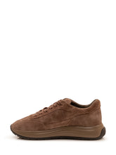 HOGAN - Low Top Panelled Sneakers - Brown - LIDIASHOPPING® - Official Website