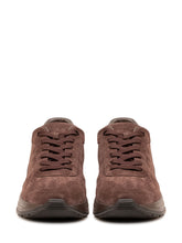 HOGAN - Lace Up Sneaker with Side Logo - Brown - LIDIASHOPPING® - Official Website