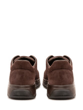 HOGAN - Lace Up Sneaker with Side Logo - Brown - LIDIASHOPPING® - Official Website