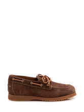 HOGAN - Mocassino Traditional Barca con Lacci - Marrone - LIDIASHOPPING® - Official Website