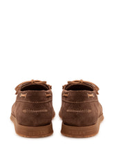 HOGAN - Mocassino Traditional Barca con Lacci - Marrone - LIDIASHOPPING® - Official Website
