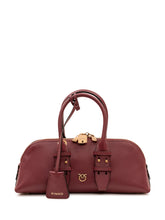 PINKO - Borsa Bowling Horizon con Manici - Rosso - LIDIASHOPPING® - Official Website