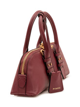 PINKO - Borsa Bowling Horizon con Manici - Rosso - LIDIASHOPPING® - Official Website