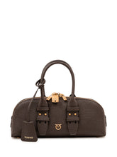 PINKO - Borsa Bowling Horizon con Manici - Marrone - LIDIASHOPPING® - Official Website