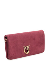 PINKO - Click Soft Horizontal Flap Bag - Red - LIDIASHOPPING® - Official Website