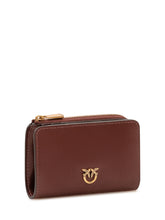 PINKO - Mini Wallet with Zip - Brown - LIDIASHOPPING® - Official Website