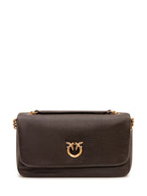 PINKO - Click Soft Borsa con Catena - Marrone - LIDIASHOPPING® - Official Website