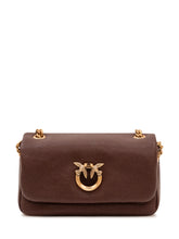 PINKO - Borsa Click Soft - Marrone - LIDIASHOPPING® - Official Website